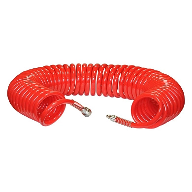 Шланг полиурет. cпиральный 5 м, ф 8/12 мм c быстросъемн. соед. SKIPER PUH-81205