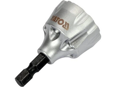 Фаскосниматель (гратосниматель) наружный для труб 3-19мм, хвостовик 1/4" (YT-22357) YATO