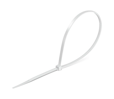 Стяжки кабельные,белые,1.8х100мм, нейлон РА66, 100 шт, КС-Б1,Профессионал (309010-18-100) ЗУБР