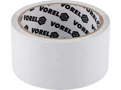 Лента клейкая двухсторонняя на полипропиленовой основе 50ммх10м (75246) VOREL