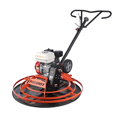 Машина затирочная бензин. PCT 1000W Honda (Honda GX160, 5.5 л.с., диск 980 мм, 4 лопасти) PATRIOT