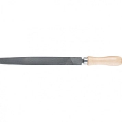 Напильник плоский №2, 150мм, с деревянной ручкой (16223) Сибртех