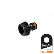 Адаптер с наружной резьбой 3/4" BLACK LINE (ECO-PWB2185) BRADAS