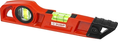 Уровень строительный, 25см. 2 гл., фрез. пов. (3457) ЗУБР