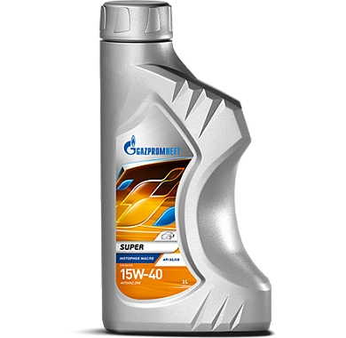 Масло моторное Super 15w-40 1л, (253142146) Gazpromneft