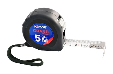 Рулетка 10м/25мм, "GRAND classic", прорез. корпус, магн. крючок, быт. (KL17021-10) KLASSE
