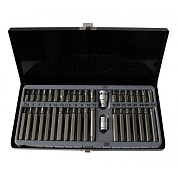 Набор бит 4-12мм.,Т20-Т55,М5-М12 3/8"&1/2", 40пр. в кейсе (4401) FORCE