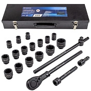 Набор головок ударн. 3/4", 21пр., (6гр.)(F-6213-5MPB) Forsage