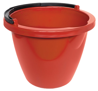 Ведро пластмассовое конусное 10,0л с носиком БЗПИ