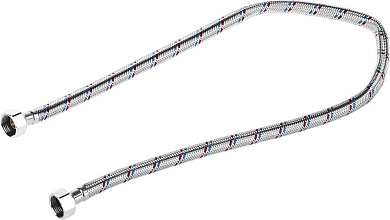 Подводка гибкая для воды, оплетка из нержавеющей стали, г/г 1/2" - 0,8м (51005-G/G-080) ЗУБР