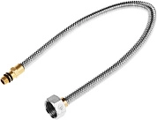 Подводка ЗУБР "ЭКСПЕРТ" сильфонная из нержавеющей стали, для смесителя, укороченная, г/ш ( 51012-040