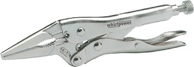 Зажим с фиксаторами 220мм, прямые длинные губки (16422-1-217A) WHIRLPOWER