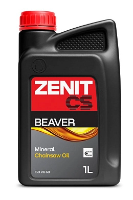 Масло для пильных цепей бензопил 1л ZENIT Beaver