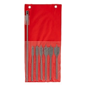 Набор сверл перовых по дереву, 10-12-16-18-20-25 мм, 6 шт., удлинитель 300 мм (70406) MATRIX