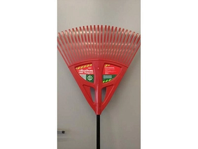 Грабли веерные красные, 27 зуб, 62*178см (1827-Ч) БЦМ