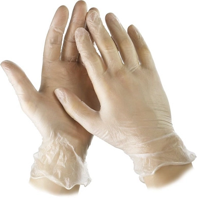 Перчатки "MASTER" виниловые экстратонкие, M, 100шт (11207-M) STAYER