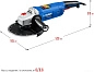 Угловая шлифмашина УШМ-П230-2200 П (2200 Вт, круг 230х22 мм, пл. пуск, кор.) ЗУБР фото4