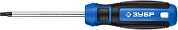 Отвертка TORX TX25 x 100мм, 2к рукоятка, магн. након., Cr-Mo (25234-25_z01) ЗУБР