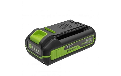 Аккумулятор 40В, 2.0 А/ч Li-ion G40HP2 (2958407) GreenWorks