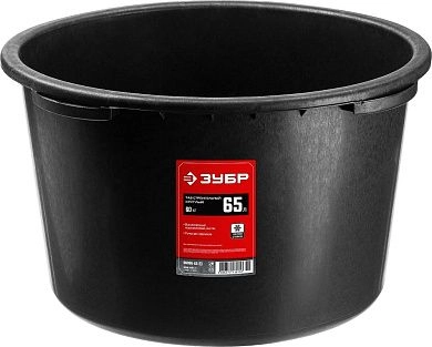Емкость для смешивания черная круглая 65л (06095-65_z02) ЗУБР