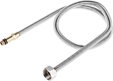 Подводка ЗУБР "ЭКСПЕРТ" сильфонная из нержавеющей стали, для смесителя, удлиненная, г/ш (г 51013-080