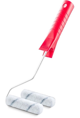 Валик нейлоновый 100мм/6мм, туба 15мм, ворс 6мм, полиамид "Nylon", 2шт. (0124-431510) HARDY