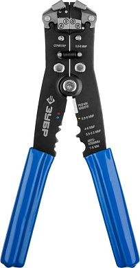 Пресс-клещи (стриппер) для опрессовки и зачистки проводов ТТ-3 "ПРОФЕССИОНАЛ" (22641) ЗУБР