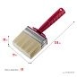 Кисть-макловица 70х30мм, иск. щетина, пласт. корпус "MASTER" UNIVERSAL (01824-07) STAYER фото4