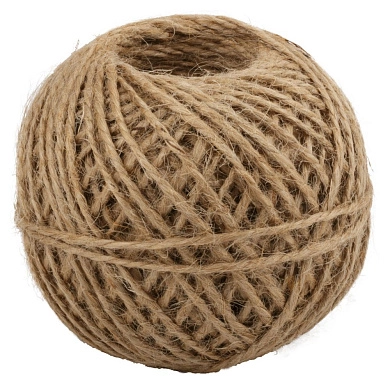 Шпагат джутовый, 2-ниточный, 1100 текс, 60 м (F_68262) КУРС