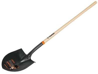 Лопата штыковая "Испанская", деревянный черенок удлиненный, PRL-P4, 32*27*146см (11149) TRUPER
