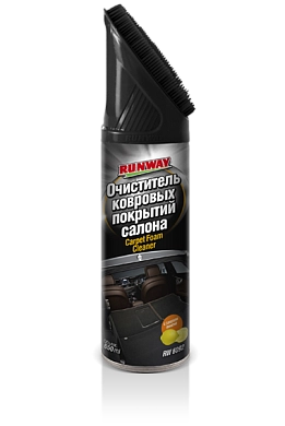 Очиститель ковровых покрытий салона 650 мл. аэрозоль (RW6092) RUNWAY
