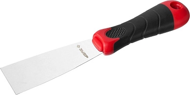 Шпатель нерж. 40 мм, профилир. полотно, двухкомп. рук. "МАСТЕР" (10072-04) ЗУБР