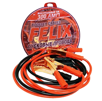 Провода пусковые (300А) (411040106) FELIX