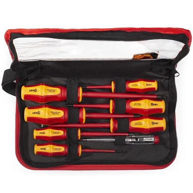 Набор отверток диэл., 8пр. "Профи" НИО-08 (78619) КВТ