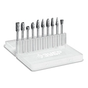 Набор борфрез, хв-к 3 мм, 10 пр. "ПРОФЕССИОНАЛ" (28816-H10) ЗУБР