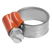 Хомут 10-16/9,7мм, червячный, усиленный, W1 (оцинкованный) 1 шт. AIRLINE