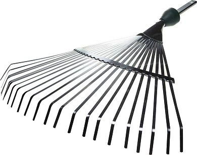 Грабли садовые веерные, оцинков., 22 зубца, 450 мм (4230-53851) RACO