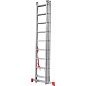 Лестница алюминиевая 3-х секц. NV2230 (9 ступ. 225/391см, 12.0кг) Новая Высота фото2