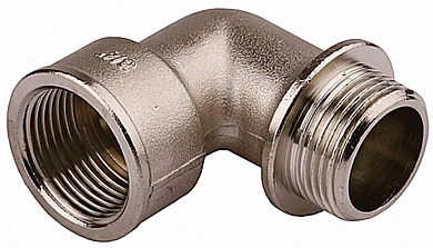 Уголок никелированная латунь, г/ш, 1/2" (51071-G/S-1/2) GENERAL FITTINGS