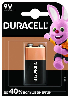 Батарейка Basic 9V Крона (149091661) DURACELL