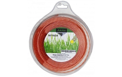 Леска (косильная струна) звезда Ø 3,0 мм / 74м AKITA