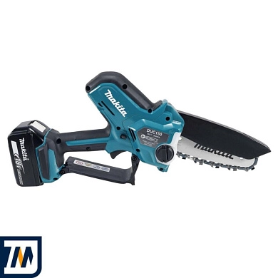 Пила цепная аккум. DUC 150 SF (18.0 В, 1 аккум. х 3.0 А/ч, шина 15см, 1.1мм, 0.325") MAKITA