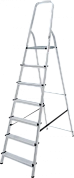 Лестница-стремянка алюм., серия NV1110 (7 ступ. 148/221 см, 5.4 кг) (1110107) Новая высота