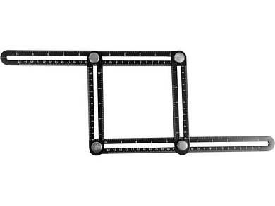 Шаблон-линейка для разметки 250х120мм Al (YT-70880) YATO