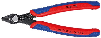 Кусачки боковые (бокорезы) прециз. Electronic Super Knips, 125мм (7861125) KNIPEX
