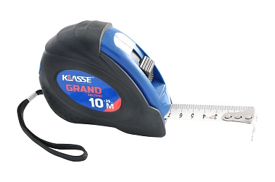 Рулетка 10м/25мм, "GRAND techno", прорез. корпус, магнит. крючок, двойной стопор, быт. (KL17022-10)