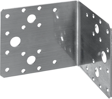 Уголок крепежный нержавеющий НКУ-2.0, 90х100х100х2мм, Профессионал (310526-90) ЗУБР