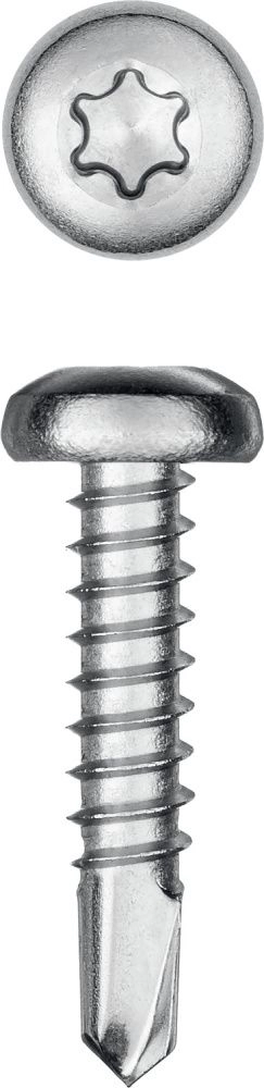 Саморезы нерж. DS-P с полукруглой головкой, 19 х 3.5мм, 800шт. (300931-35-019) KRAFTOOL