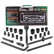 Набор головок ударн. 24пр. 1/2'' (6гр.)(8-32мм)(RF-4245B-5MPB) RockFORCE