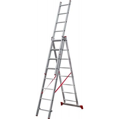 Лестница алюминиевая 3-х секц., серия NV2230 (8 ступ. 213/473см, 10.9кг) (2230308) Новая Высота